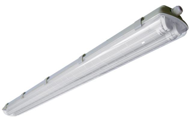 L.LED HERMETICA 2XT8/18W/65K#LED-TBH218BL/61014A