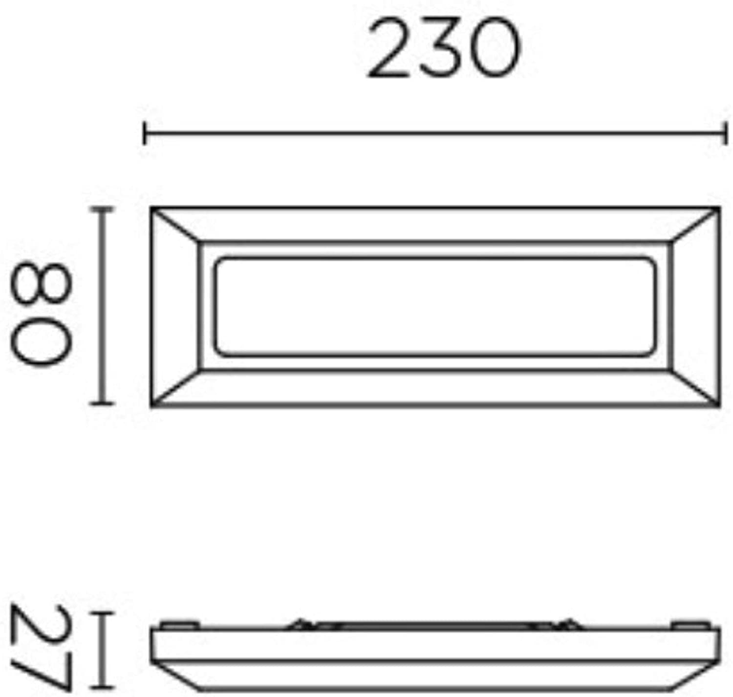 L.EMPOT ESCAL RECTANGULAR GRIS# 05-9779-34-M2V1 - Imagen 2