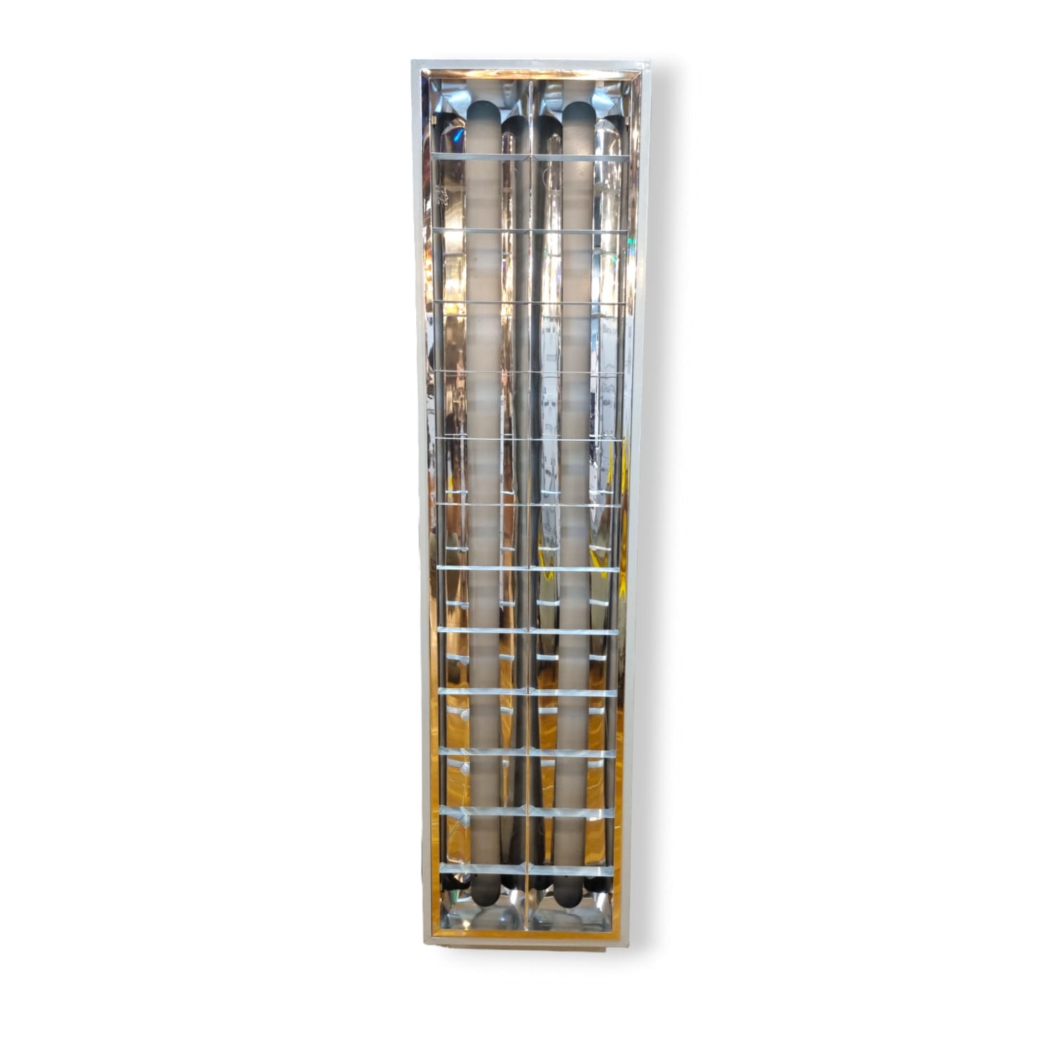 LUMINARIA EMPOTRADA 1X4 C/REGILLA 2X18W/65K#FS308A/0455152