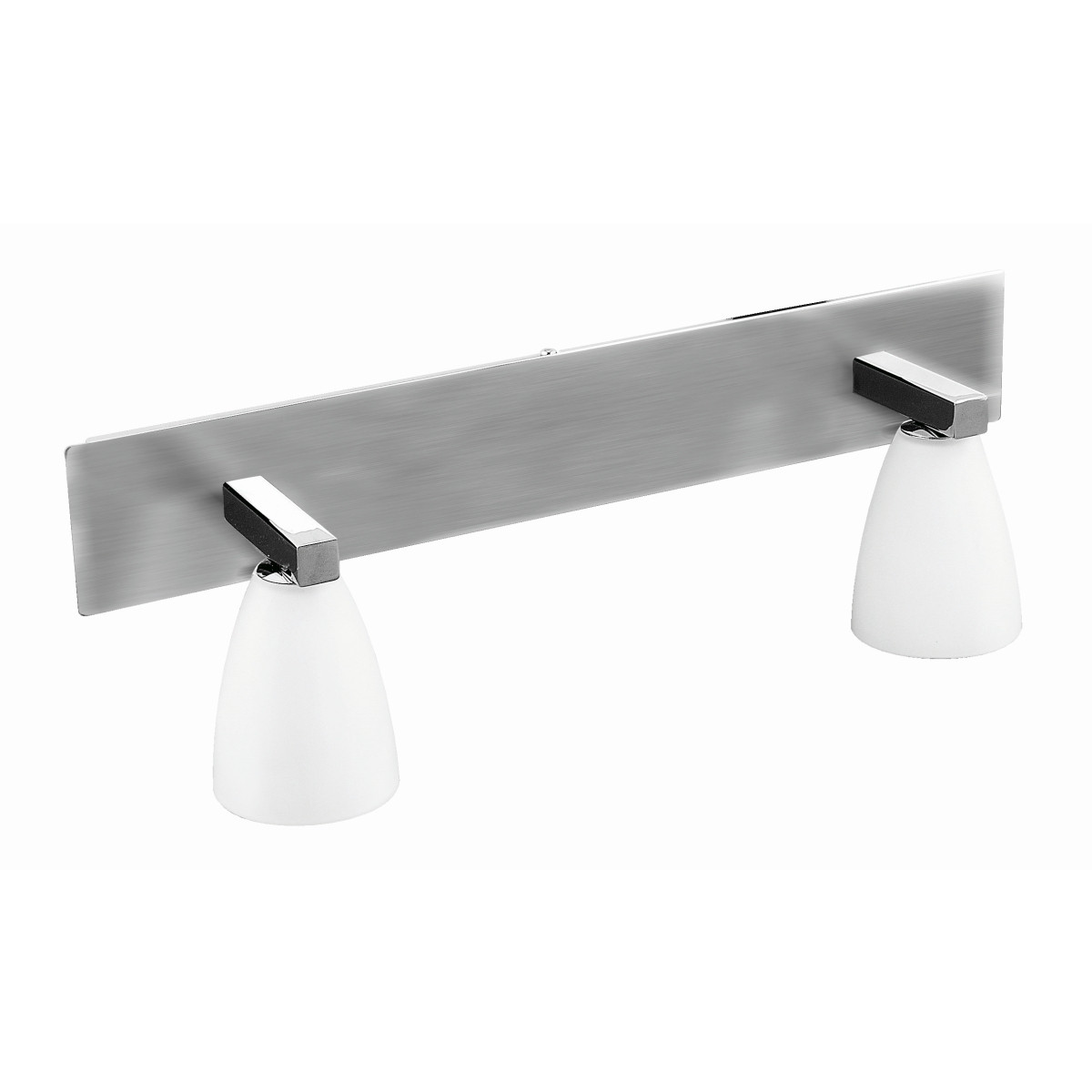 LAMPARA BANO 2LXG9 SATIN/VIDRIO 40X10CM # 6TL1102MVS