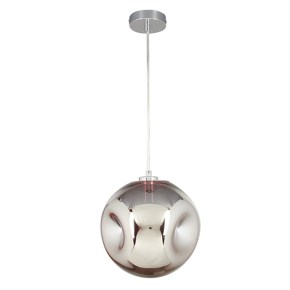 L.COLG ESFERA CROME E26/25CM #20CTL8195MVCR