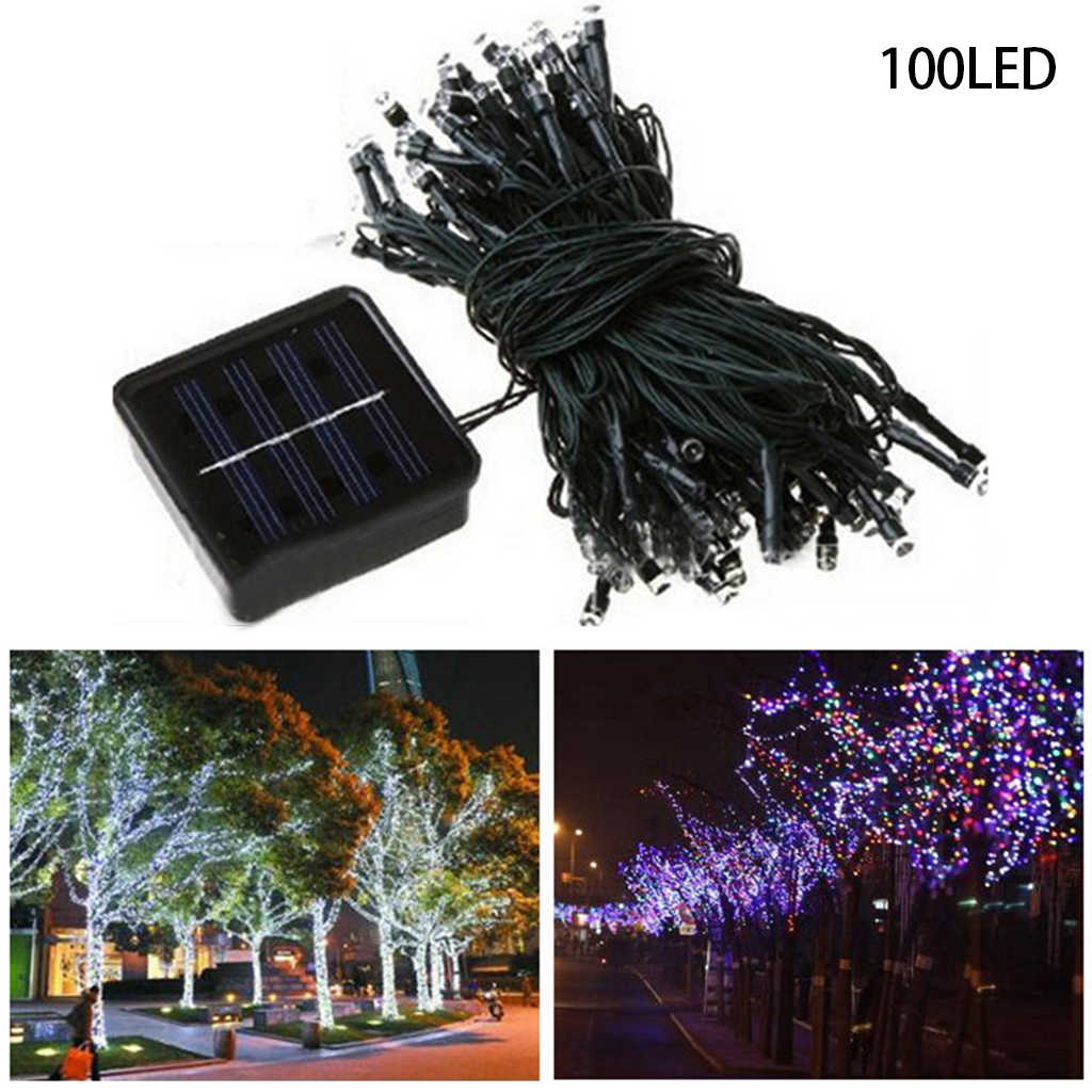CORDON SOLAR 49FT/100LED/30K