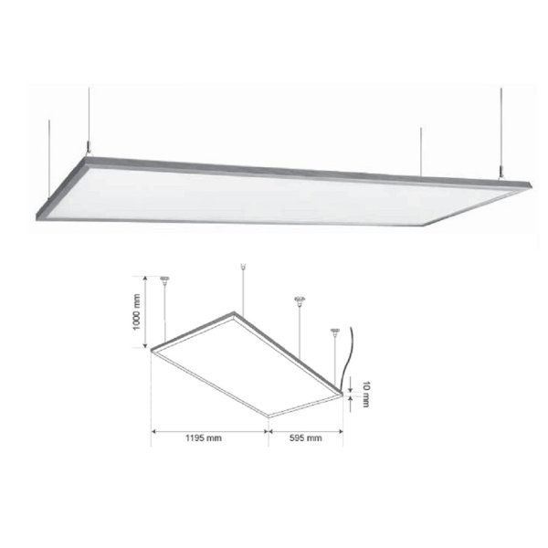 PANEL LED SUSP/EMP SN.#PAN-LED/72W/40/S/68591