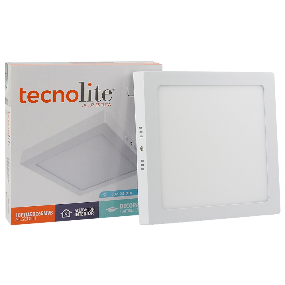 PANEL CUAD SUP 18W/1200LM/15H/65K#18PTLLEDC65MVB