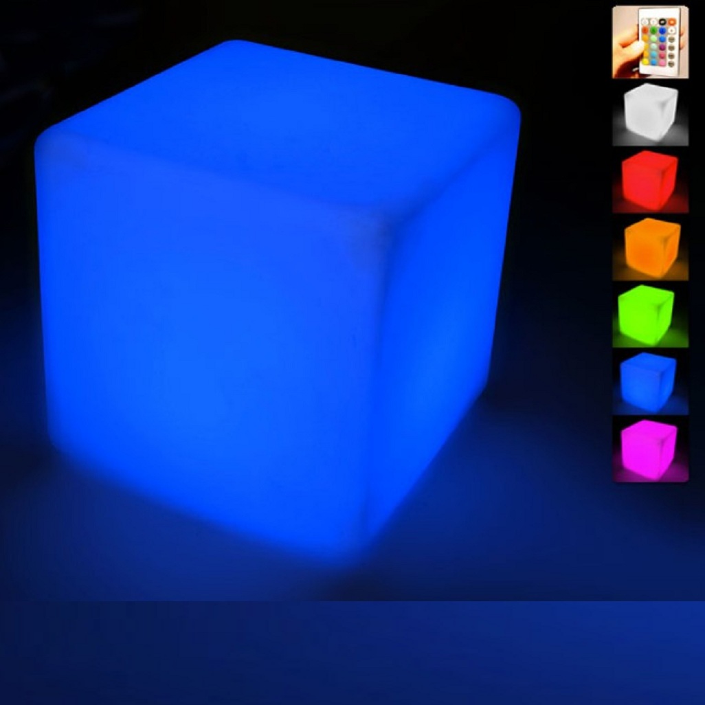 CUBO LED 30CM.1L/E27 #CX0051-030(X) - La Casa De Las Lámparas