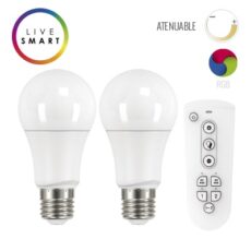 KIT 2 BOMB RBG DIM+ 1 CONTROL# A19DZ-LED/09/RGB-K
