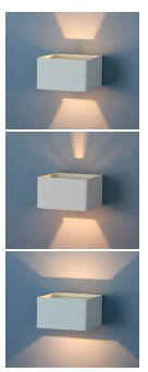 APLIQUE EXT 7.5W/250LM/30K#HLED-401/7.5W/30/B - Imagen 3