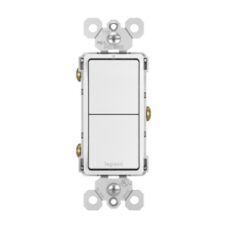 INTERRUPTOR DOBLE 2V/15A/127V-277V UL BL # RCD11W