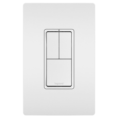 INTERRUPTOR TRIPLE 2V+3V 15A/127V-277V UL BL # RCD113W