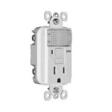 TOMA GFCI+ LUZ 15A#1595-NTLICC4