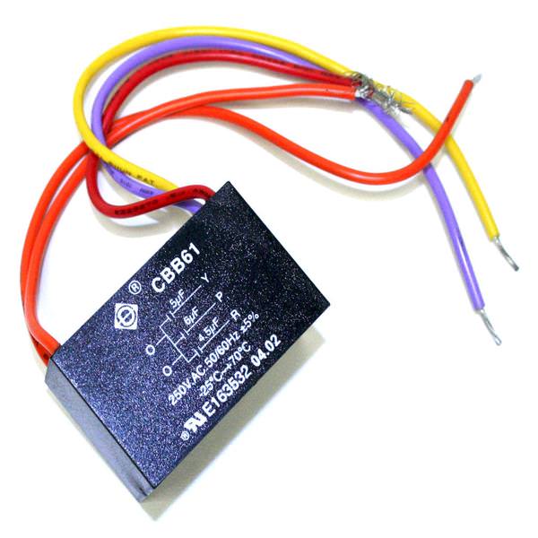 CAPAC.TRIPLE 4.5+5+5UF/SWIRL #78959