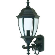 FAROL PARED 1XE27 NE.#4065W-BK