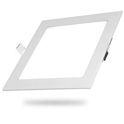 OJO PANEL LED CUAD 24W/65K # 168061C-24CW-WH