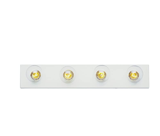 L.BAÑO 4L/E26 24"X4.5" #3004 WH
