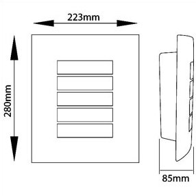 L. PARED EXT 1/E27#H-800/B - Imagen 2