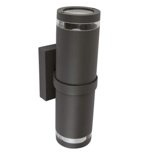 LAMPARA PARED 2LXE26/PAR20 15.3X36.6CM#H-1075/AN