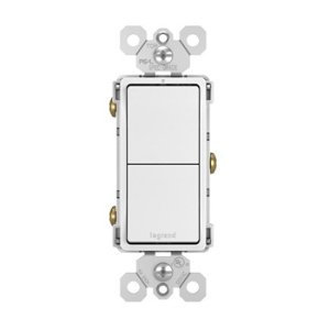 INTERRUPTOR DOBLE 2V/15A/127V-277V UL BL # RCD11W