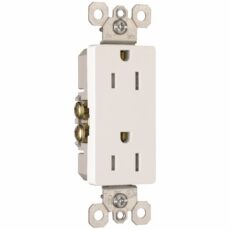 TOMACORRIENTE DOBLE 15A/127V UL BL# 885TRW