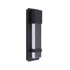 LAMPARA PARED 10W/307LM/30K 6.5X12X35CM NEGRO IP44#10DHLED206V30N