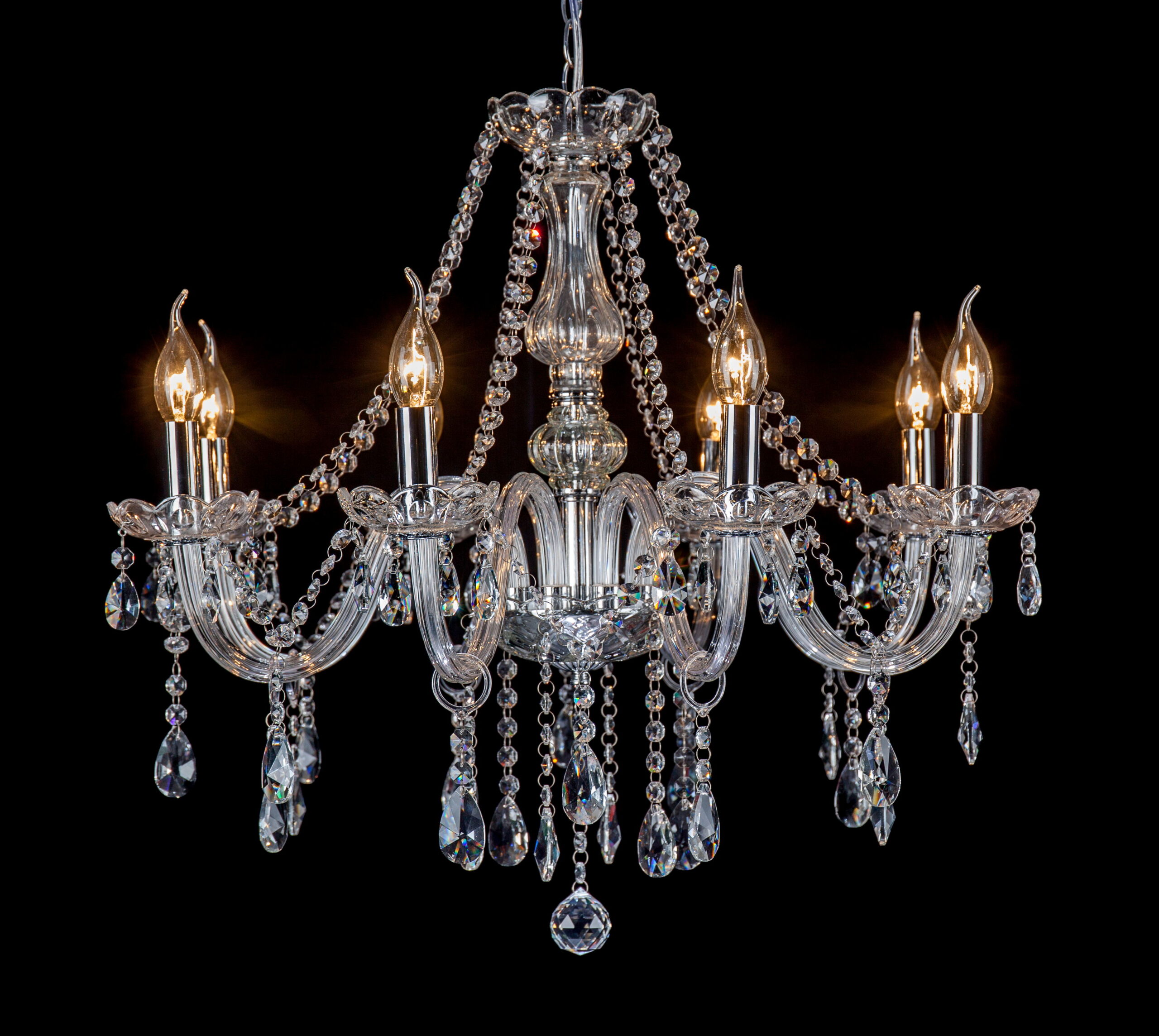 L.CRISTAL 8L E14 # 8124-8LCLEARK