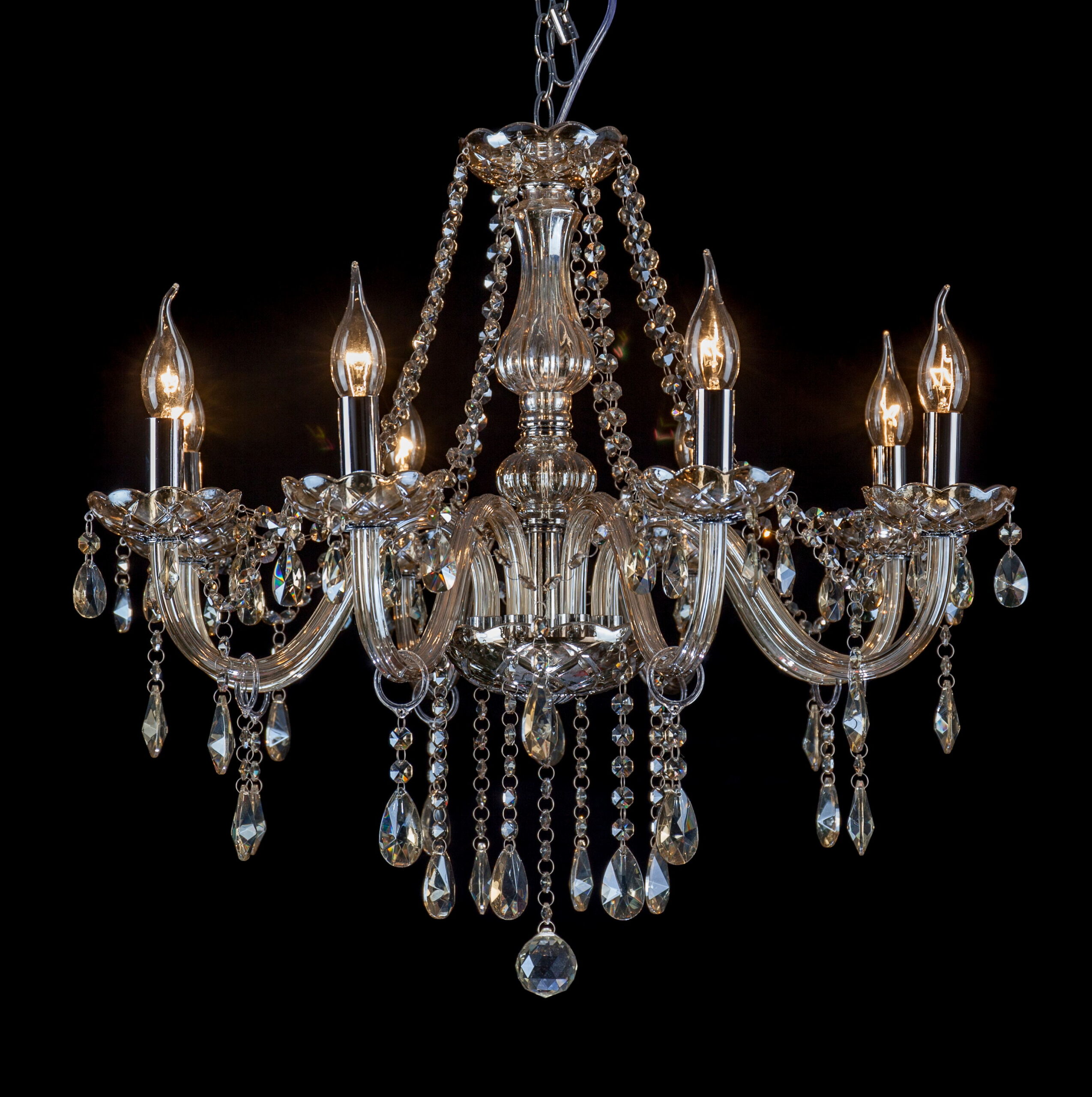 L.CRISTAL AMBAR 8L/E14 # 8124-8LCOGNACK