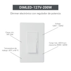 DIMMER INC/LED 200W-600W 3V # DIMLED-127V-200W