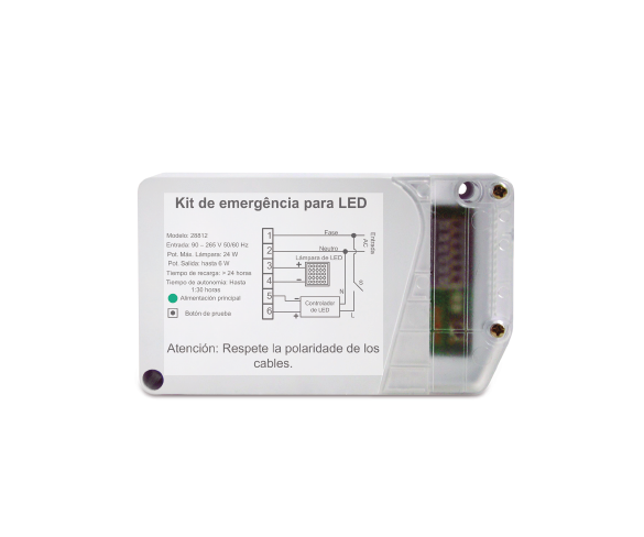 KIT EMERG 6W-24W/1.30HRS # 28812