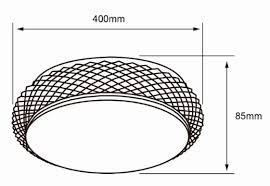 PLAFON LED 24W/30K/1600LM#24PTLLED931MV30B - Imagen 3