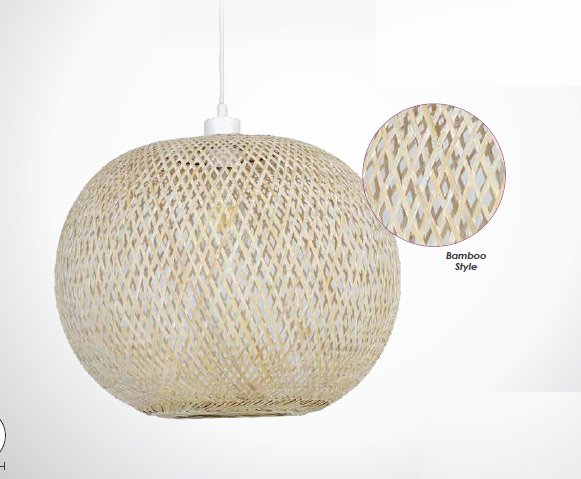 L.COLG BAMBOO 1L/E27# CW0100PM-1BOO