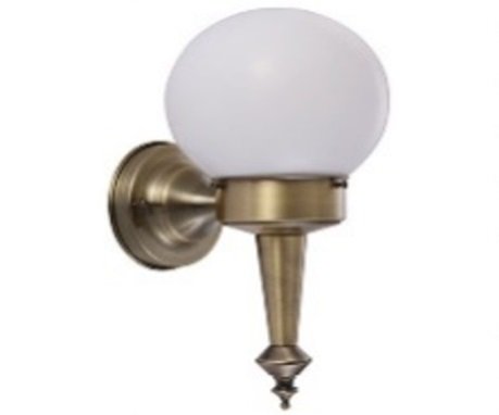 L.PARED GLOBO 1L/E26/AB#CB0400WT-1AB