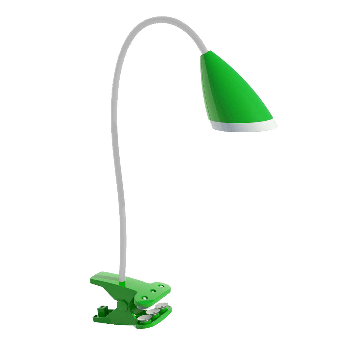 L.ESCRITORIO CLIP 2.4W/40K GN # 212022T-6LED-GN