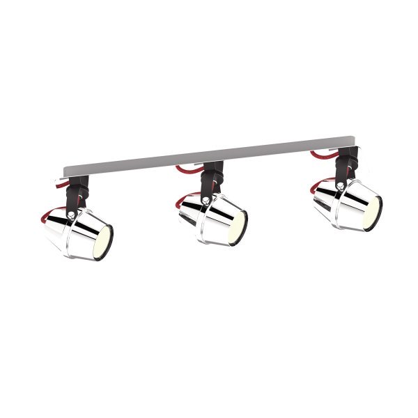 RIEL TRIPLE CROME 3L/GU10 # 268061C-LED-3CH