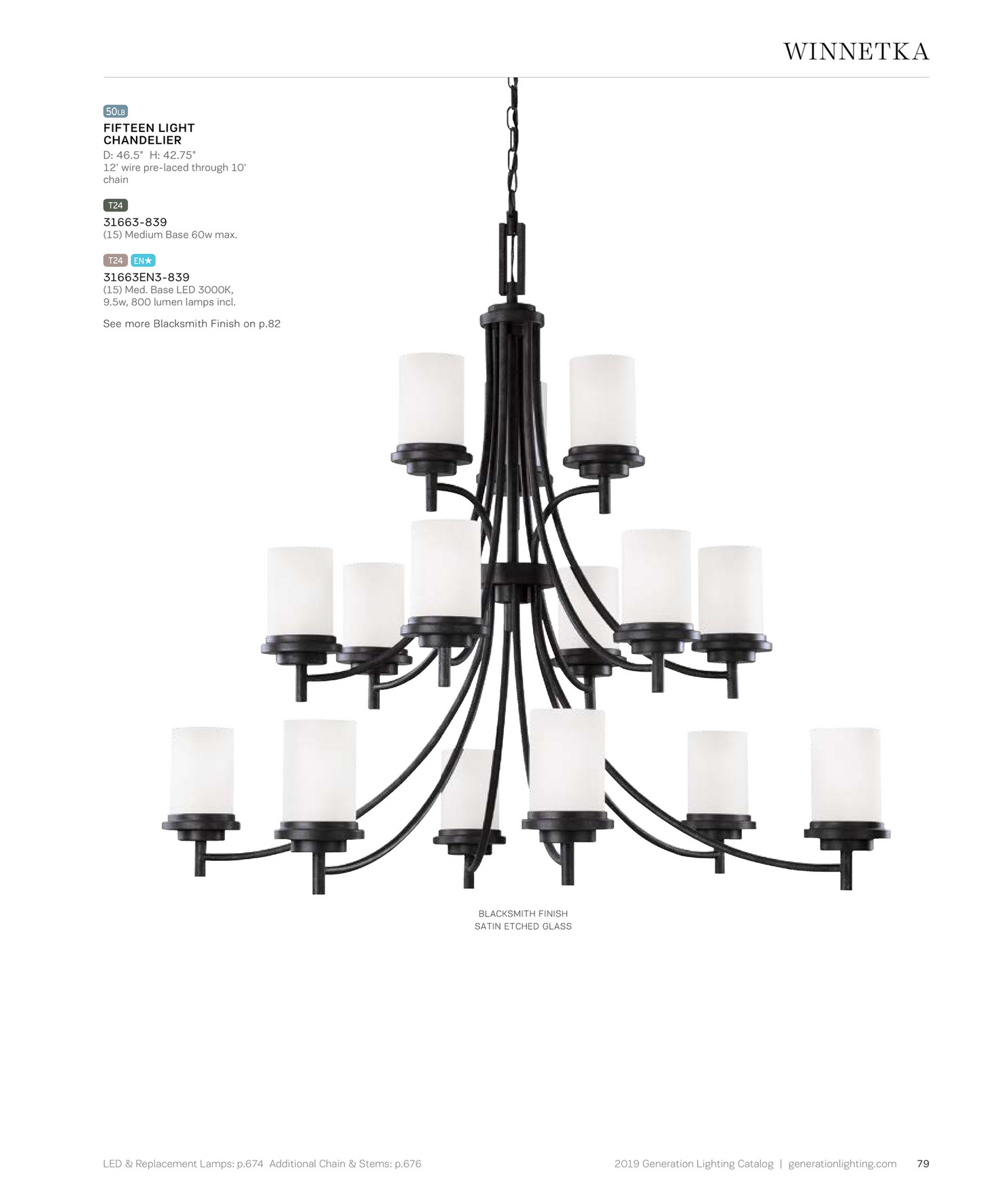 L.CHAND WINNETKA 15L*E27 BR # 31663-839