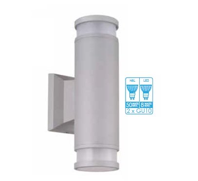 L.PARED CILINDRO 2L*E27# CK0303W-2MS