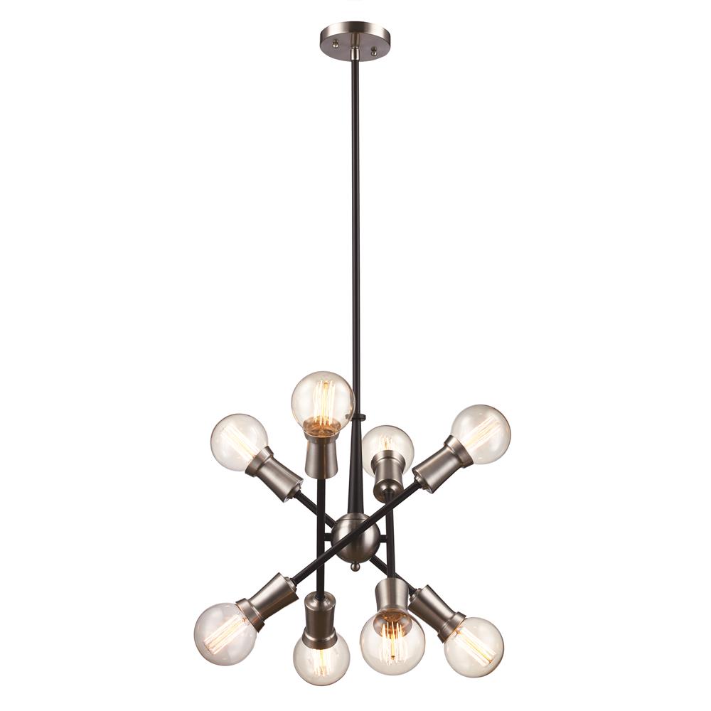 L.COLG VINTAGE 8L/E27 BK/BN #PND-2040BK/BN