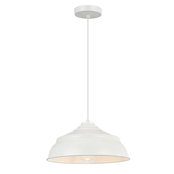 L.CAMPANA 1*E27 WH D35*H21CM # 26001G-WH
