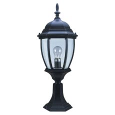 FAROL POSTE 1/E26 NE# 4065P-BK