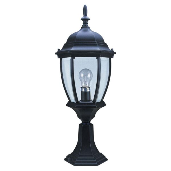 FAROL POSTE 1/E26 NE# 4065P-BK