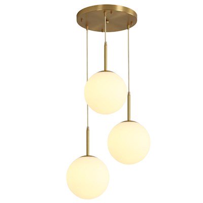 L.COLG ESFERAS DOR/BL 3L/E27 # P9643-3GOLD