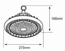 LUMINARIA INDUSTRIAL 100W/12MIL/65K #100UFOLEDL65MVN - Imagen 2