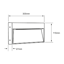 L.ESCALERA 24W/1030LM/30K/G #24HLED813CV30G - Imagen 3