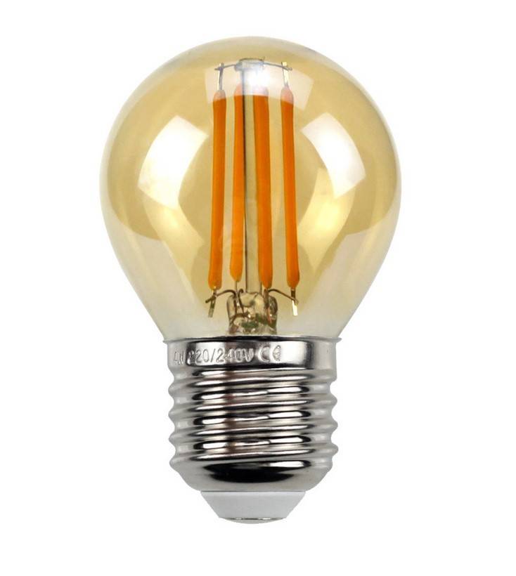 BOMB VINTAGE AMBAR G45/E27/4W/30K/DOR 85-277V#0123007