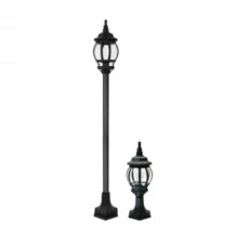MINIPOSTE 2EN1 PLASTICO 1XE27 1.29MT NE # 68744