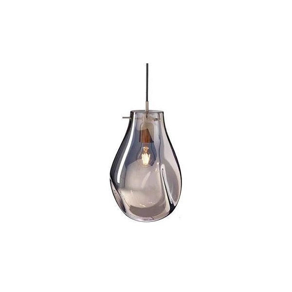 L.COLG CHROME+SMOKY D23XH29CM 1XE27 #P9809-1SMOKY