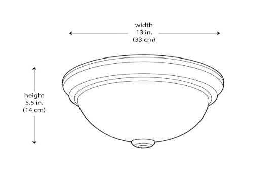 PLAFON 2L/E27 BL # PL-13618 WH - Imagen 3