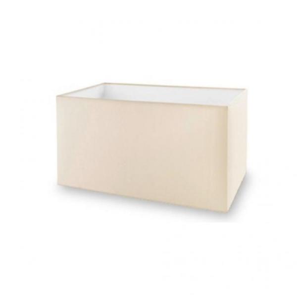 PANTALLA RECTANGULAR BEIGE 36*20*18.5CM # PAN-182-BY