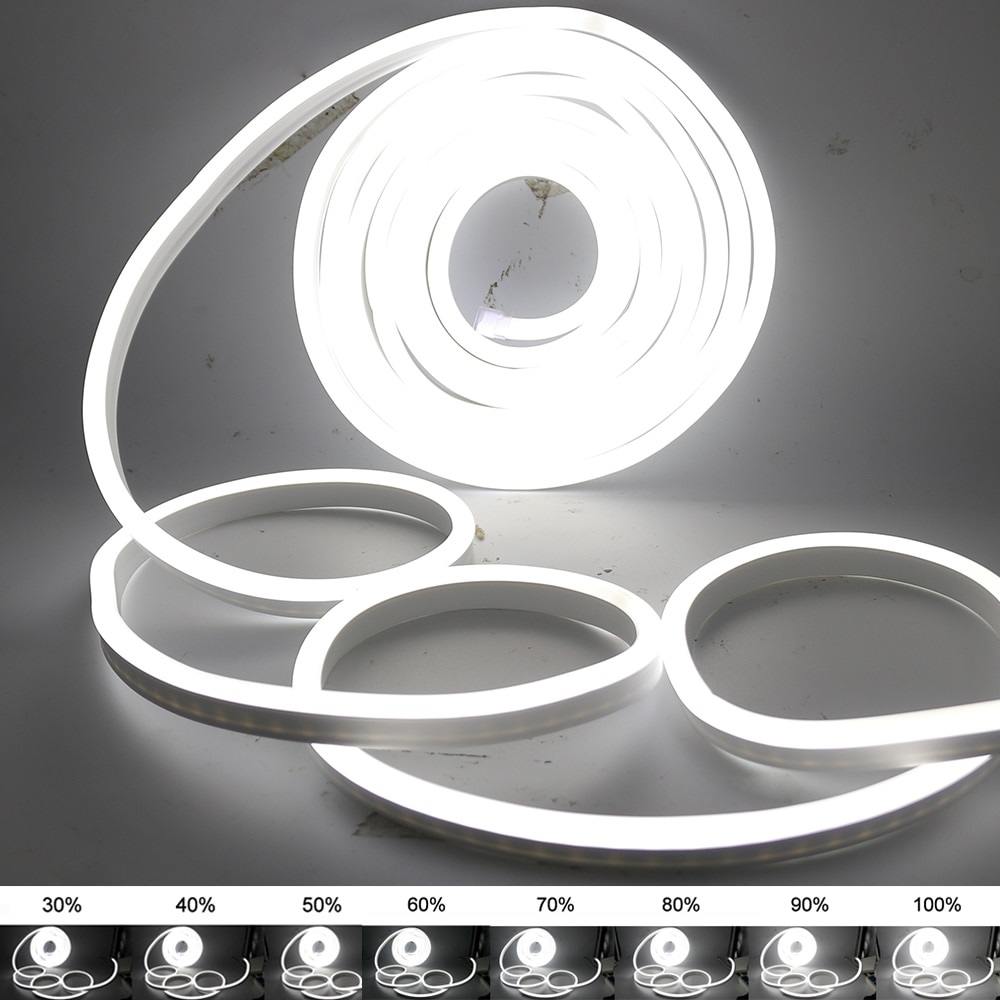CINTA LED NEON BLANCA 5MTS  8W/1000LM/65K  #GE-06040-9026