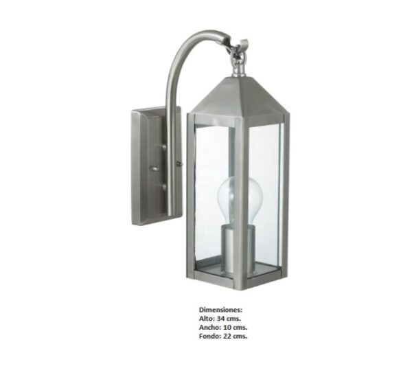 FAROL PARED VINTAGE 1XE27 22X10X34.5CM SN#50205A