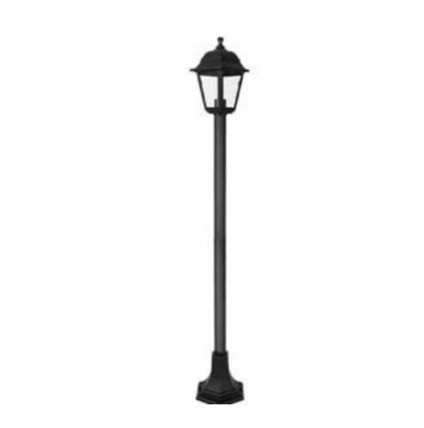 POSTE FAROL 1XE27/122CM/IP44 # 501101A-BK