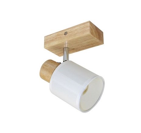 CANOPY 1XE14 WOOD/BL 12X6X2.5CM #27120A-WH